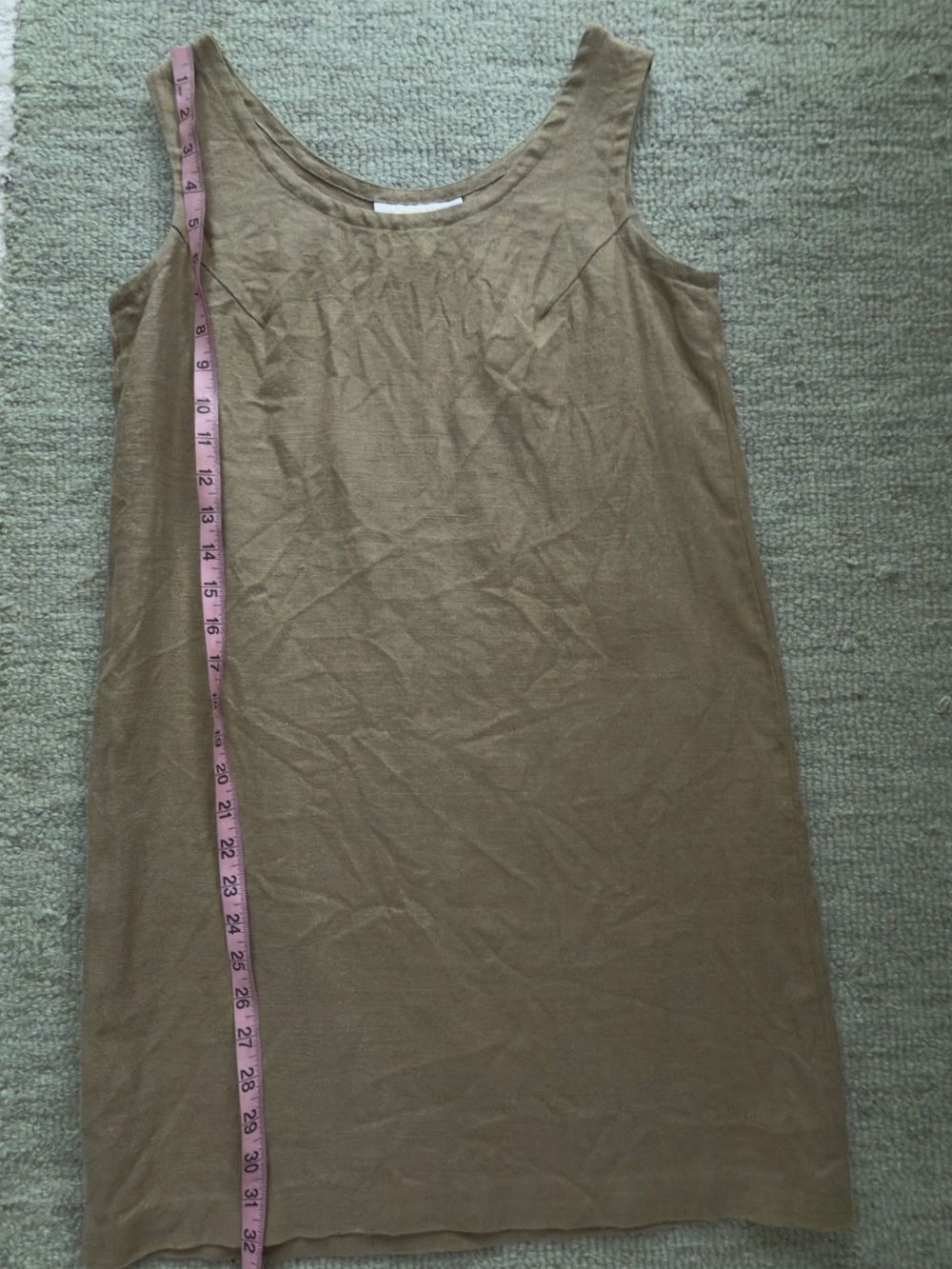 100% linen vintage dress